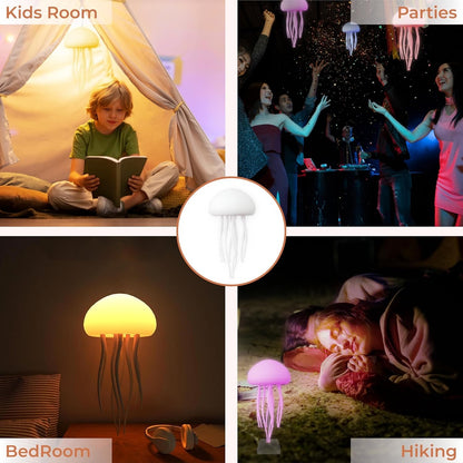 Jellyfish Ambient Lamp Creates Calming Color Shifting Light For Relaxation 8624208314610-1