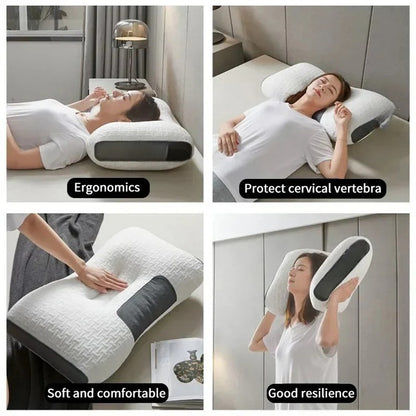 Orthopedic Memory Foam Neck Pillow For Pain Relief, Restful Sleep 14902381478214-1