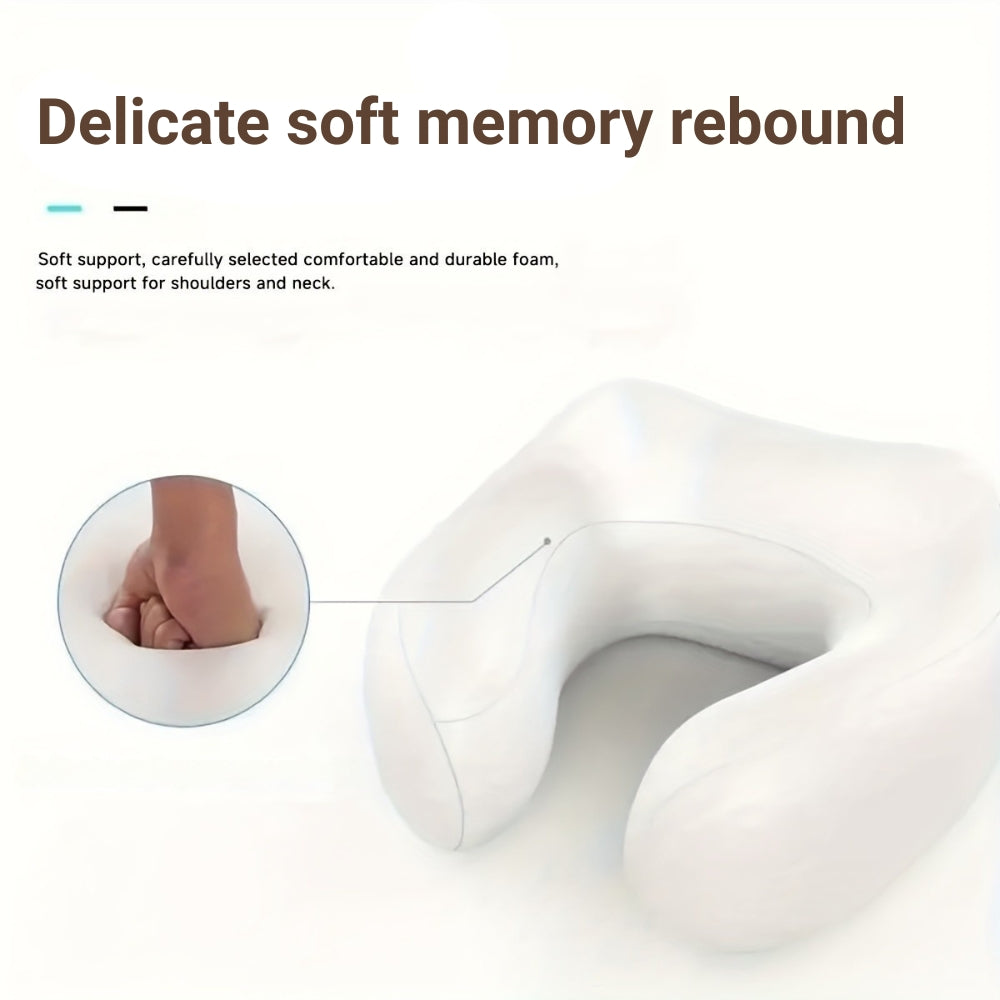 Massaging Neck Pillow - Pillow Portable Heated Massage Ideal for Travel, Relaxation and Office, U Shaped Pillow For Shoulder, Cervical Pain Relief 7983093252294-2