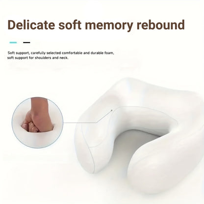 Massaging Neck Pillow - Pillow Portable Heated Massage Ideal for Travel, Relaxation and Office, U Shaped Pillow For Shoulder, Cervical Pain Relief 7983093252294-2