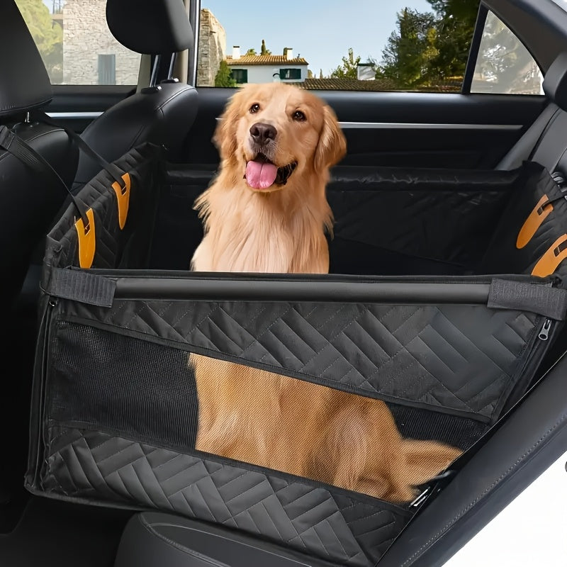 Portable Cats & Dog Seat for Car - Waterproof, Spacious & Secure for Stress-Free Car Rides 9957152555329-1