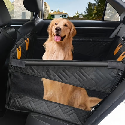 Portable Cats & Dog Seat for Car - Waterproof, Spacious & Secure for Stress-Free Car Rides 9957152555329-1