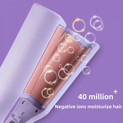 Automatic Curling Wand Creates Beachy Waves Easily For Relaxed Styled Hair 9195961778502-1