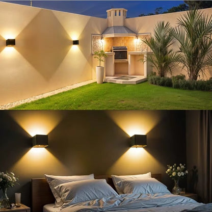 Wireless Rechargeable Wall Lamp - Adjustable Up & Down Light, USB Powered for Home Decor & Cozy Ambiance 9950225989953-1
