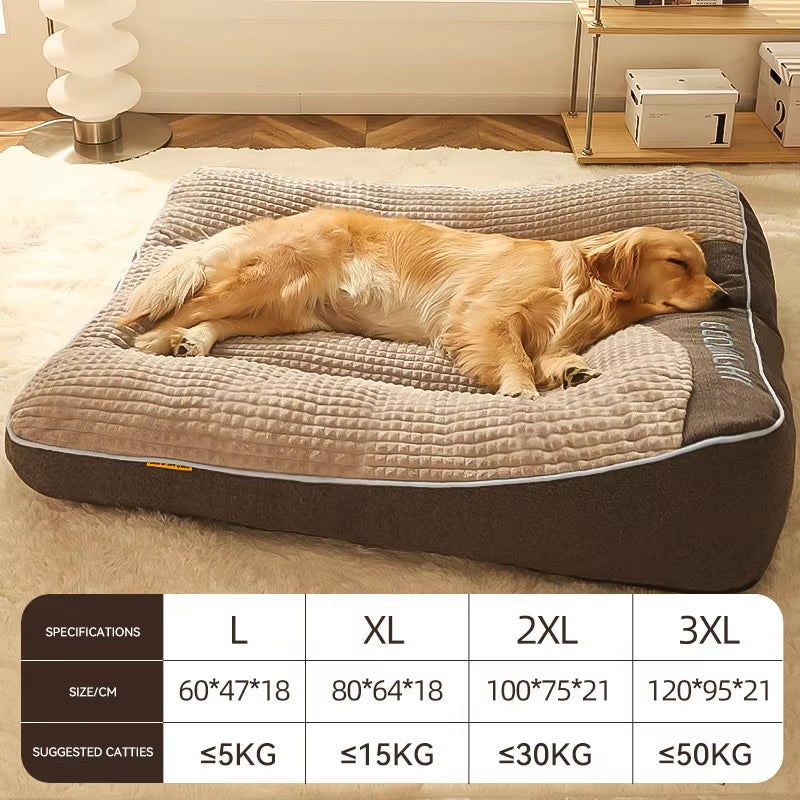 Orthopedic Dog Mattress Bed with Removable Cover for Large Dogs 9848172118337-1