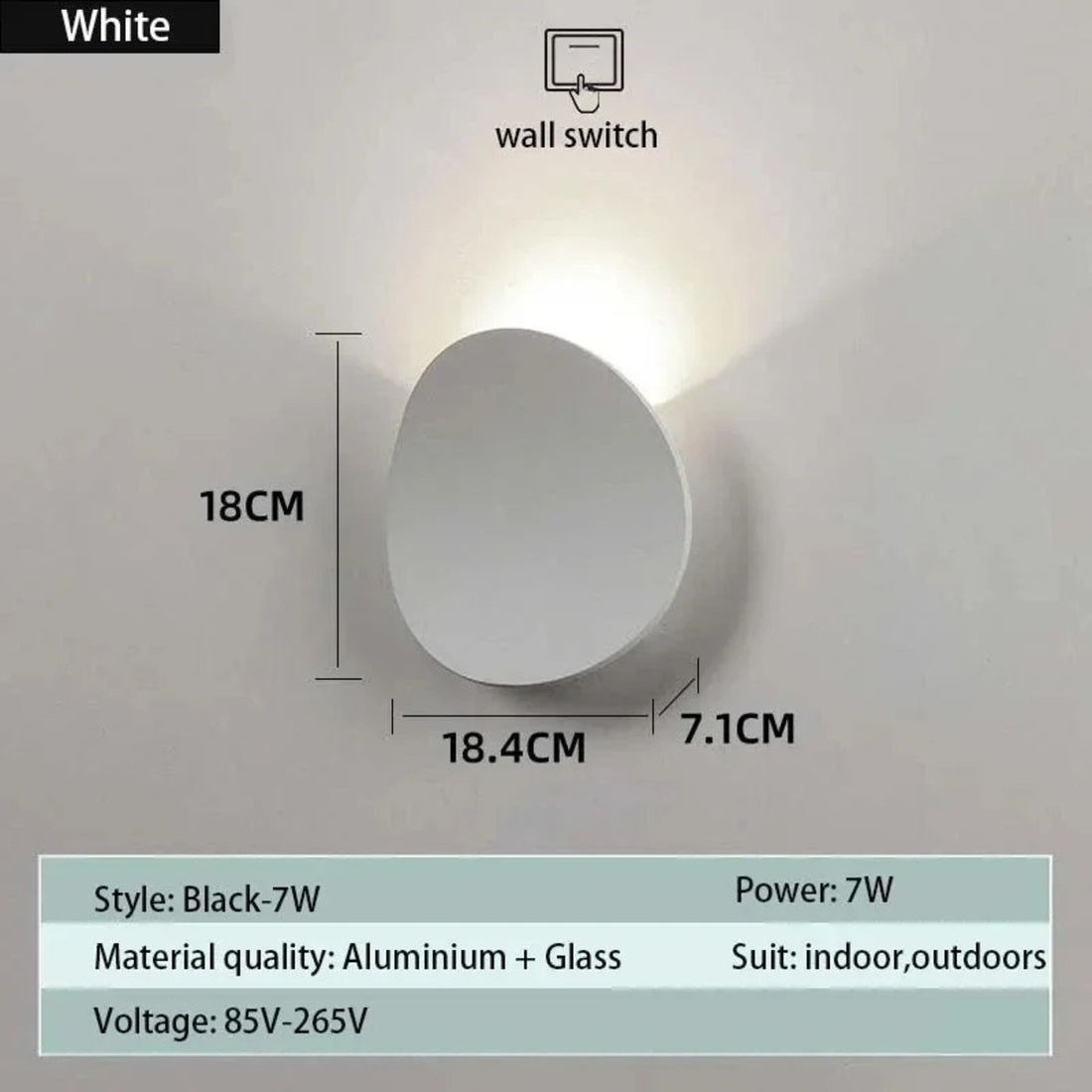 Modern Outdoor LED Wall Lamp IP65 Waterproof 15025202823492-1
