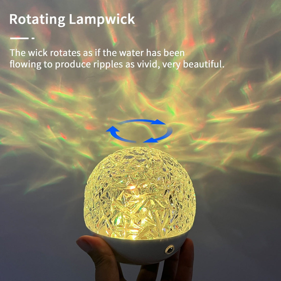 Ocean Wave Light Projector | Cozy Room Nightlight 10078554554707-1