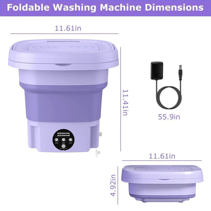 Portable & Foldable Washing Machine with Drying Function