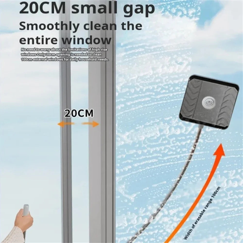 Extendable Window Cleaner With Durable Sponge Head 11690571596044-1