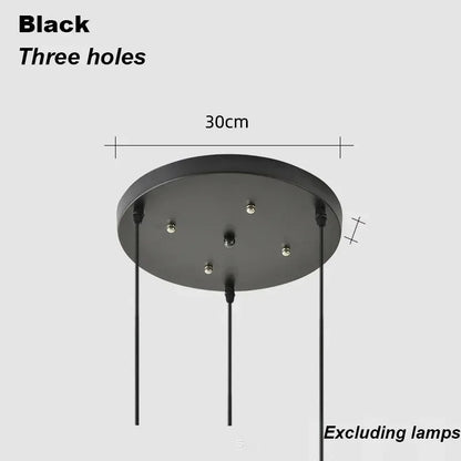 Scandinavian Style Half-Circle Chandelier – Multi-Colour LED Pendant Lighting Fixture 16cm 10215675724115-1