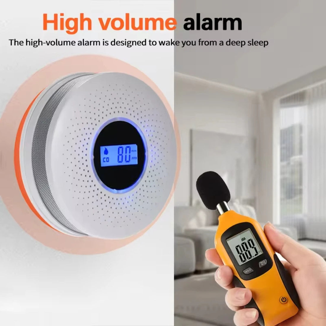 SafeAlert 2-in-1 Smoke & Carbon Monoxide Detector – Maximum Home Protection SH1751817214987860882