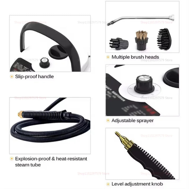 2500W Handheld High-Temperature Pressurized Steam Cleaner