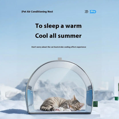 Portable Air-Conditioned Pet House With Ventilation For Cooling Comfort Indoors Or Outdoors (38 x 44 x 38cm) 10016156483885-1