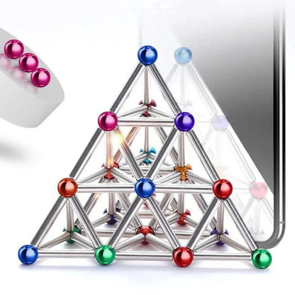 Diy Magnetic Balls And Rod Set 6850566848612-1