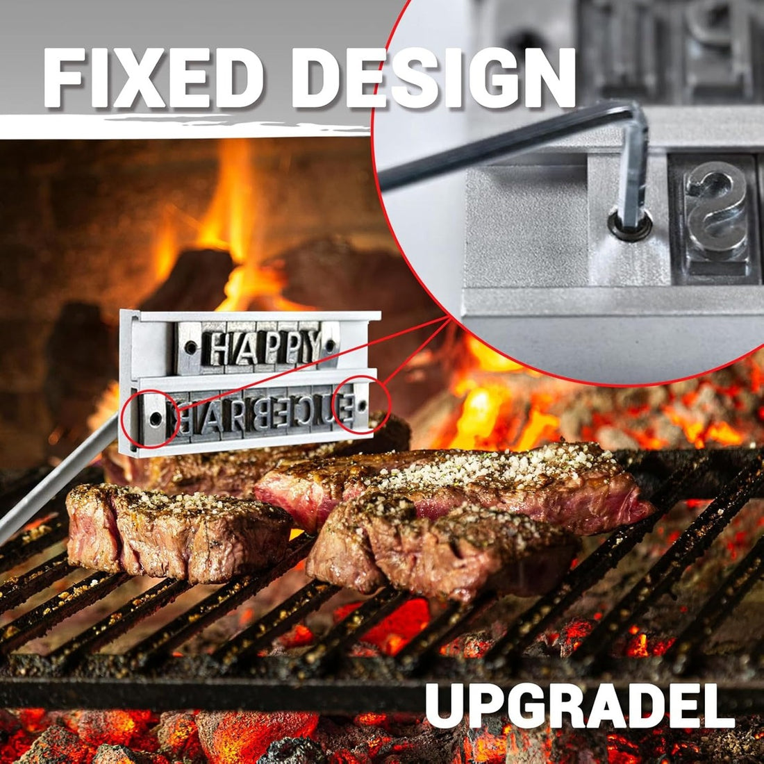Custom BBQ Branding Iron – Personalized Grill Master Tool 7580705325299-1