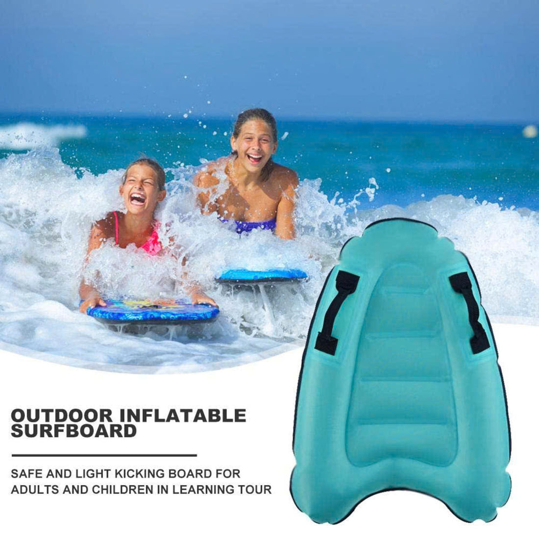 Kids Summer Bodyboard - Safe & Active - Bodyboard Kids Palms DCMD3-DP3040285