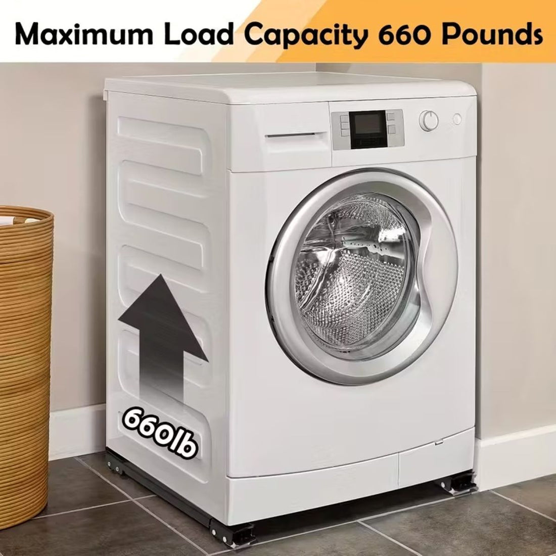 Adjustable Appliance Roller Heavy Duty Movable Base Furniture Stand 14814324326726-1