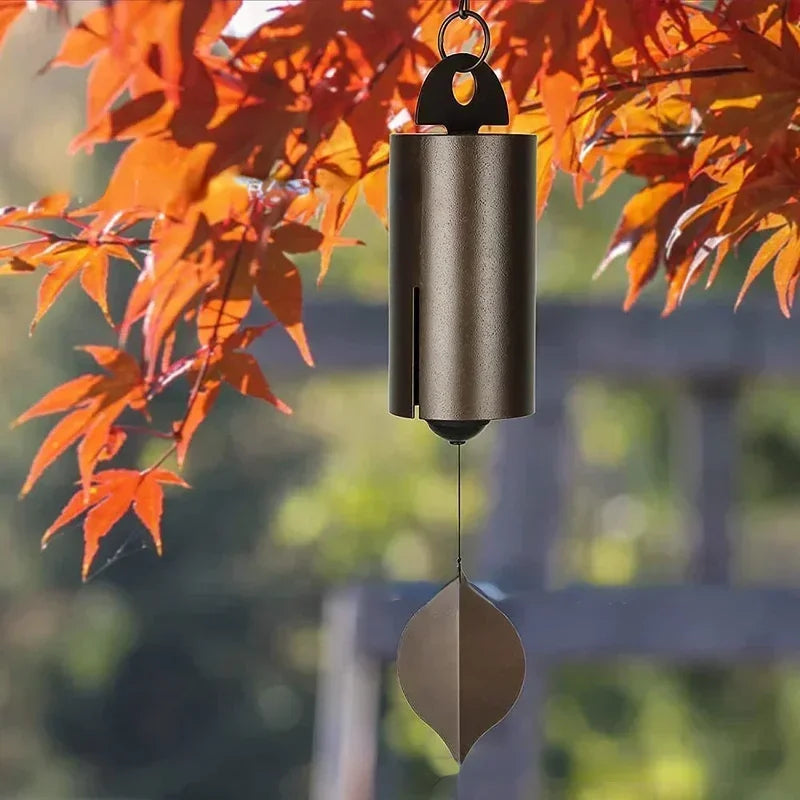 Deep Resonance Serenity Bell - Outdoor Musical Wind Chime and Home Decor (6x6x48CM) 7834118750406-1