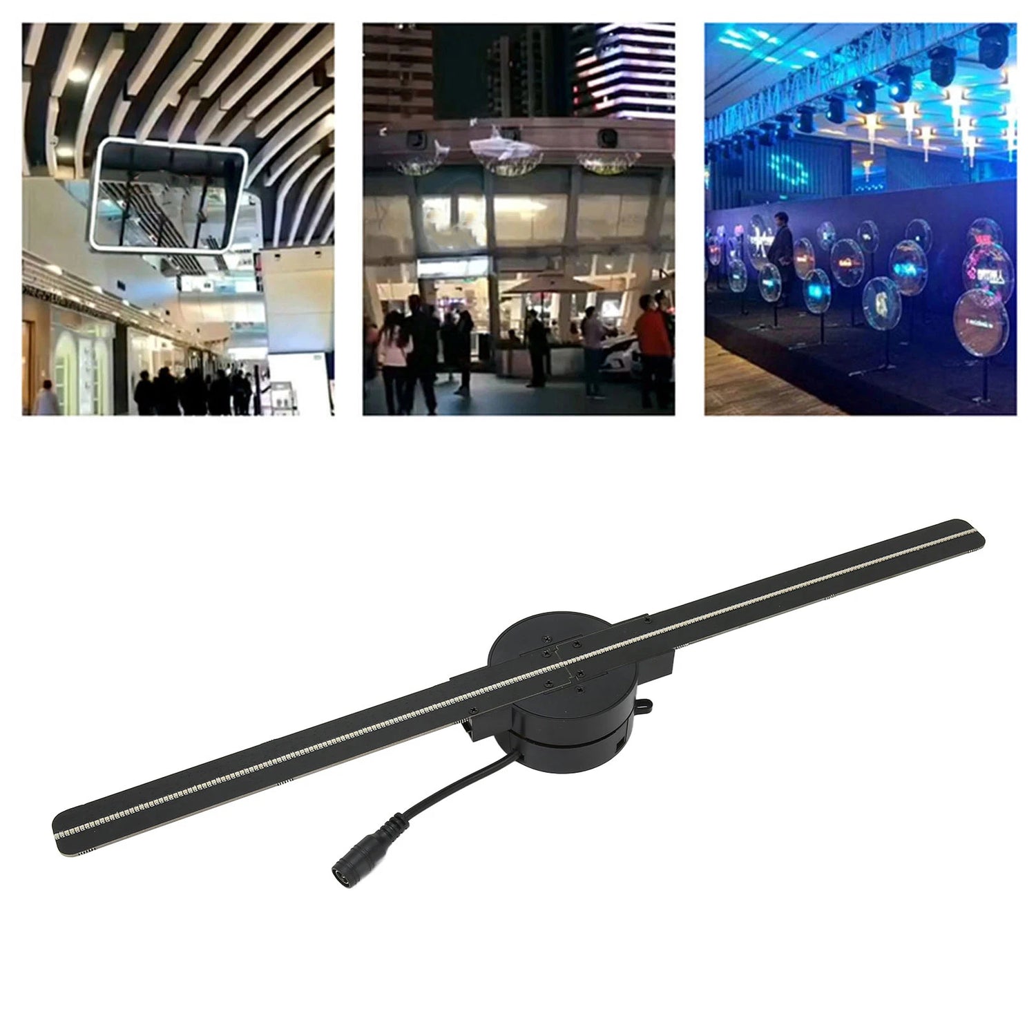 3D Hologram LED Fan Projector for Dynamic Visual Advertising Displays 8523222417539-1