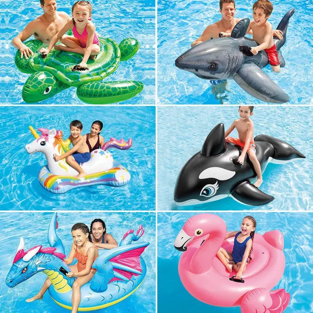 Inflatable Swim Raft Summer Pool Toys 6851461775460-1