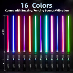 Upgraded Darth Maul Double-Bladed Rgb Lightsaber – 16 Colors