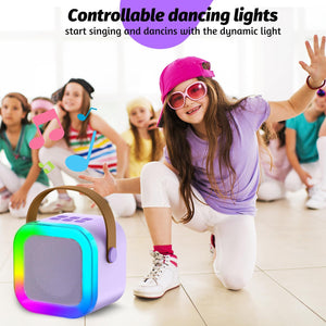 Portable Bluetooth Karaoke Machine With Rgb Subwoofer