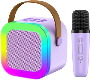 Portable Bluetooth Karaoke Machine With Rgb Subwoofer