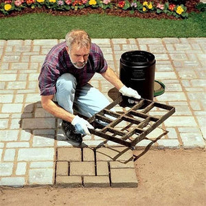 Diy Path Floor Mould Garden Walk Pavement Mold Diy Manually Paving Cement Brick Stone Road, Moulds For Yard Patio Lawn Garden, Patio Furniture Sets