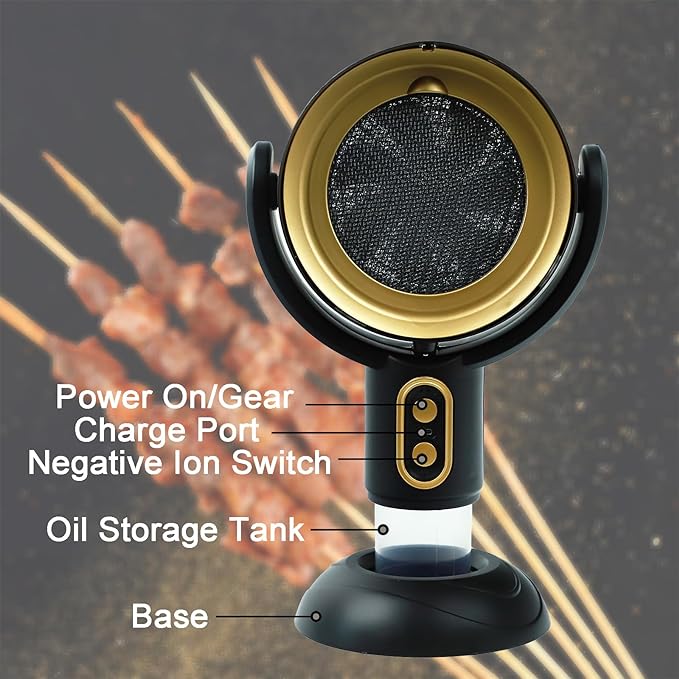 Portable Range Hood - Powerful Rechargeable Kitchen Exhaust Fan Ideal for Any Space & Cooking Needs 9898148266305-1