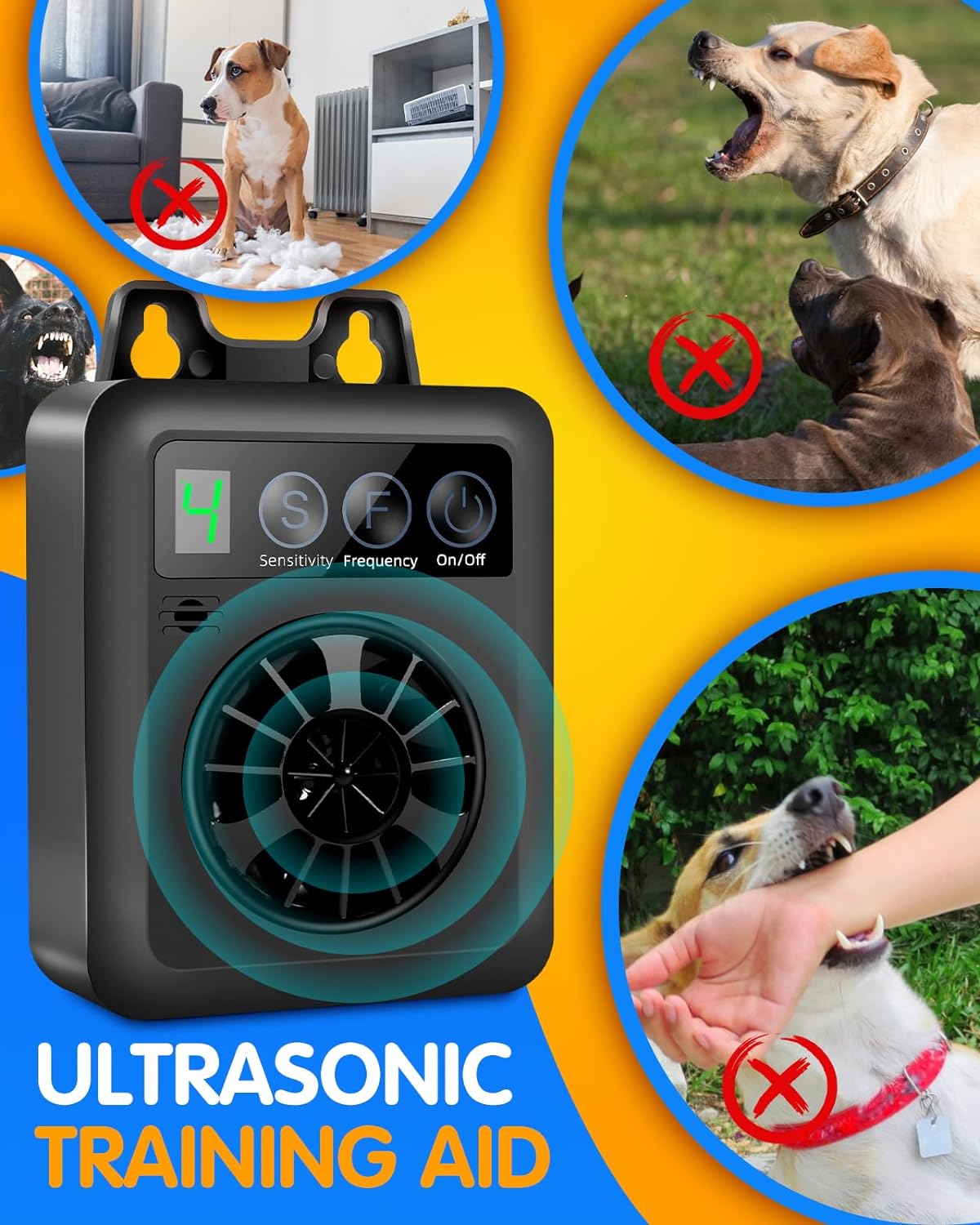 Ultrasonic Anti-Barking Device For Dog Training