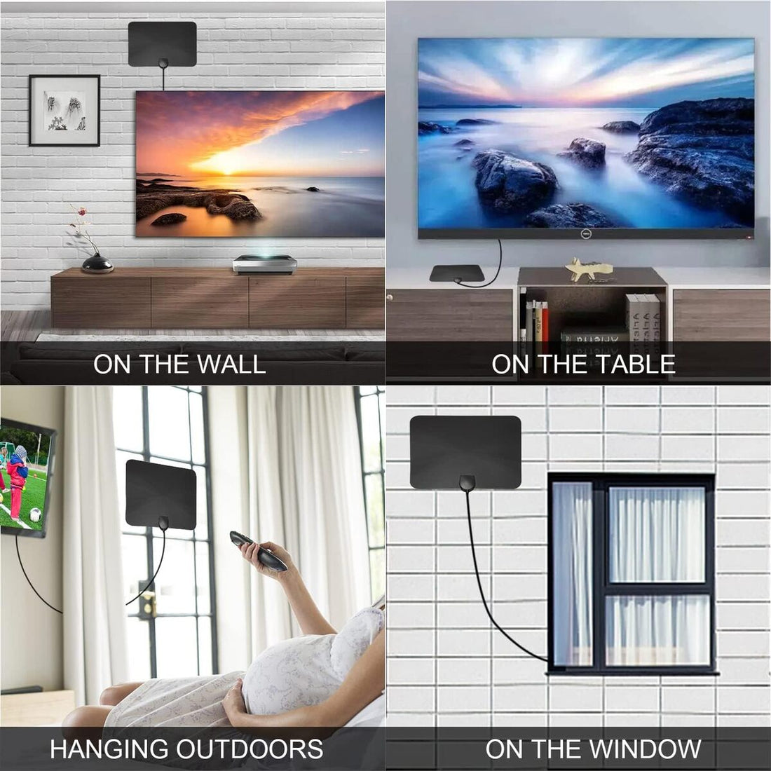 HD indoor digital antenna – Long Range, Compact Design 165796