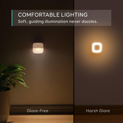 Eufy By Anker, Stick-On Night Light, Warm White Led, Motion Sensor, Bedroom, Bathroom, Kitchen, Hallway, Stairs, Energy Efficient, Compact,