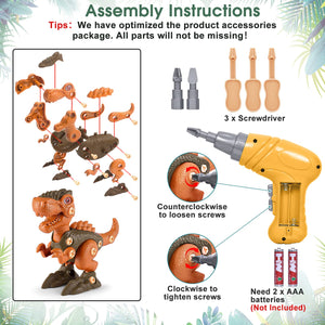 Dinosaurs Stem Construction Building Set