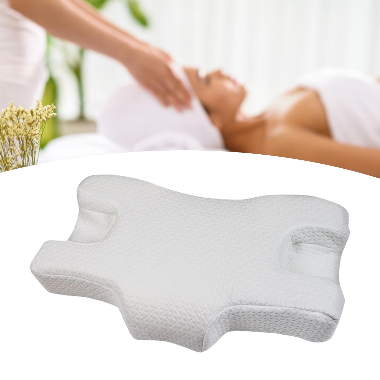 2-In-1 Beauty And Neck Relaxing Pillow With Silk Pillowcase