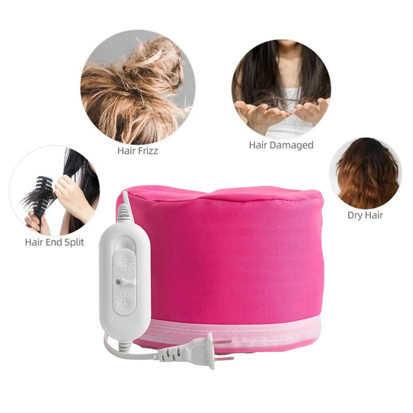 Adjustable Thermal Hair Steamer Cap with Intelligent Temperature Control 261073