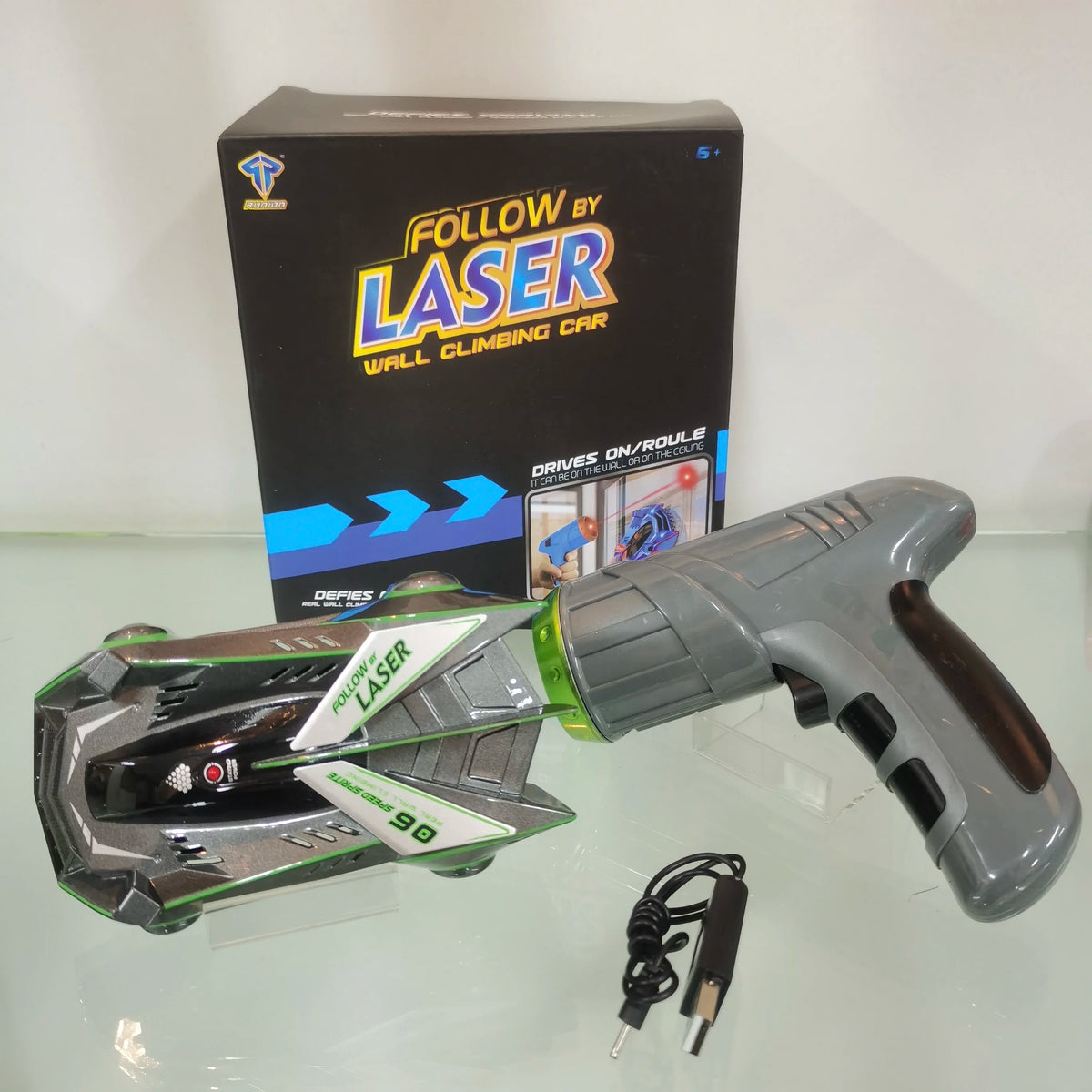 Gravity-Defying Laser RC Car 7120994468038-1