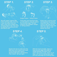 Electric Lice Comb Head Vacuum Lice Removal Without Chemical