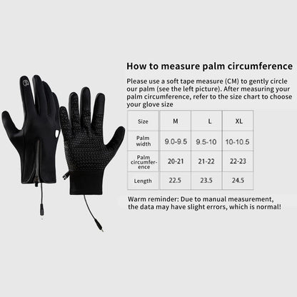 Unisex Heated Ski Gloves – USB Electric Warming Gloves 166182