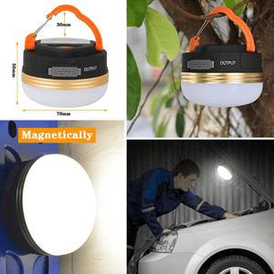 Portable Led Camping Light – 1800Mah Rechargeable For Outdoor Adventures