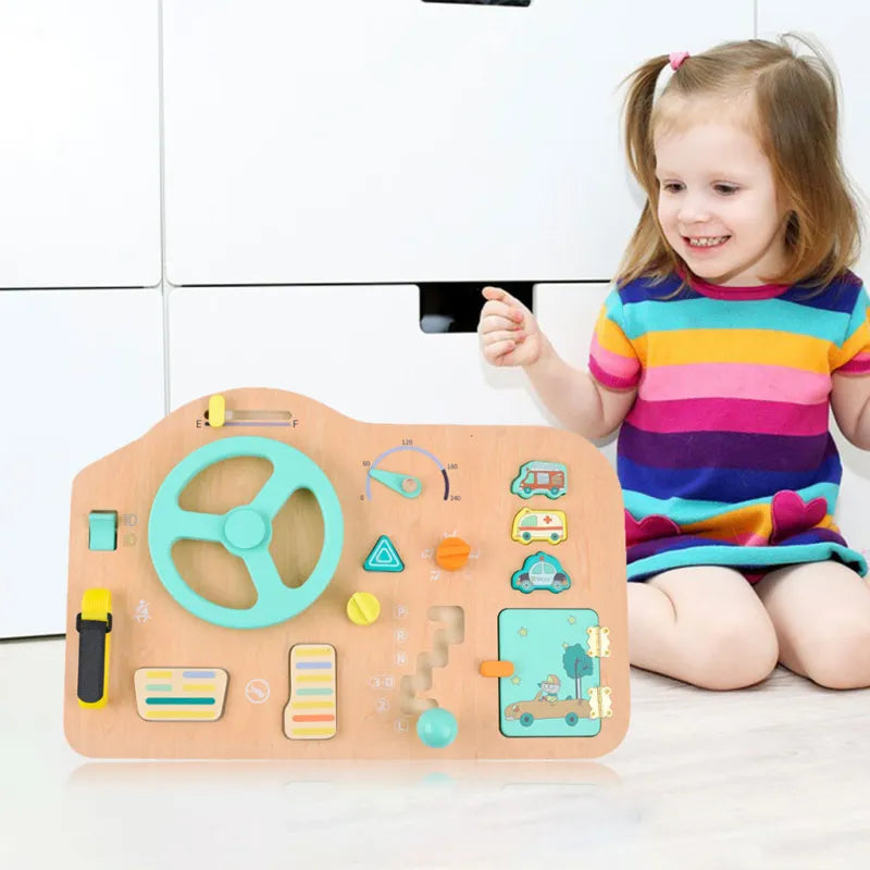 Little Driver Montessori Activity Board