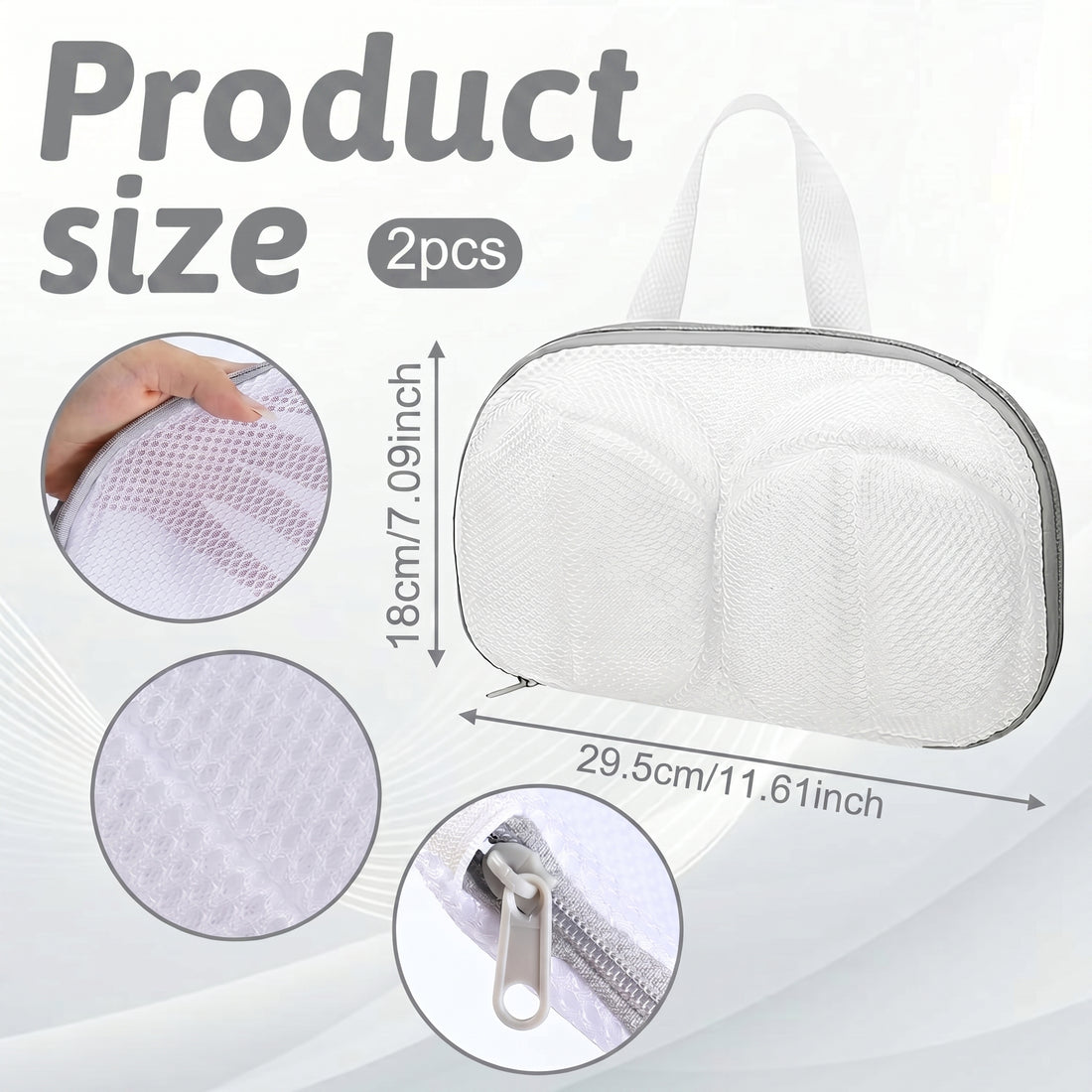 2-Pack Bra Wash Bags