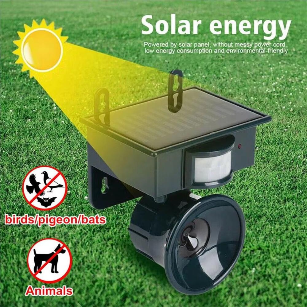 Motion-Activated Bird Repeller for Quiet Outdoor Spaces SH1751817214987860745