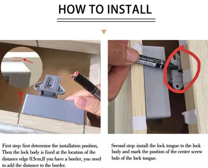 Hidden Magnetic Cabinet Lock for Secure and Seamless Home Protection 15089486528838-1