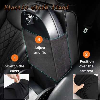Leather Car Armrest Pad Adds Comfort and Protects From Wear 14814271766854-1