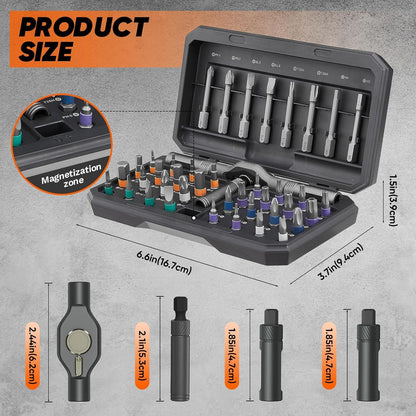 42 In 1 Magnetic Screwdriver Set 14647365206382-2