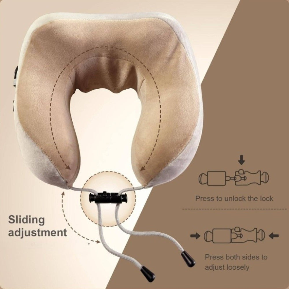 Massaging Neck Pillow - Pillow Portable Heated Massage Ideal for Travel, Relaxation and Office, U Shaped Pillow For Shoulder, Cervical Pain Relief 7983093252294-2