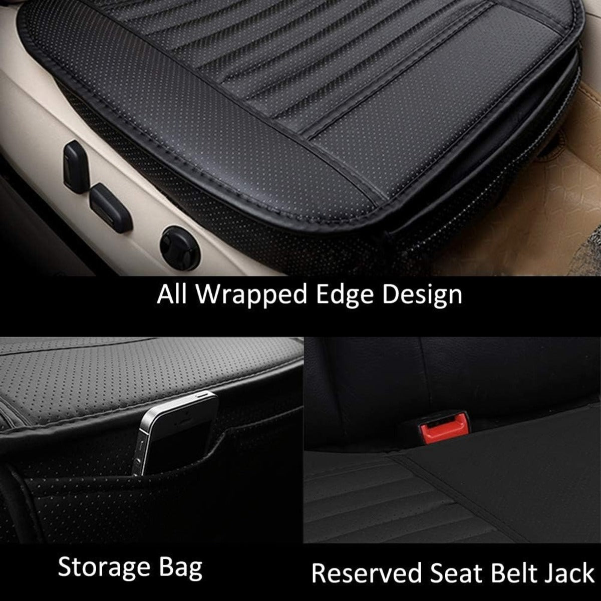 Leather Charcoal Car Seat Cushion (Absorbing odor） 4711427113062-1