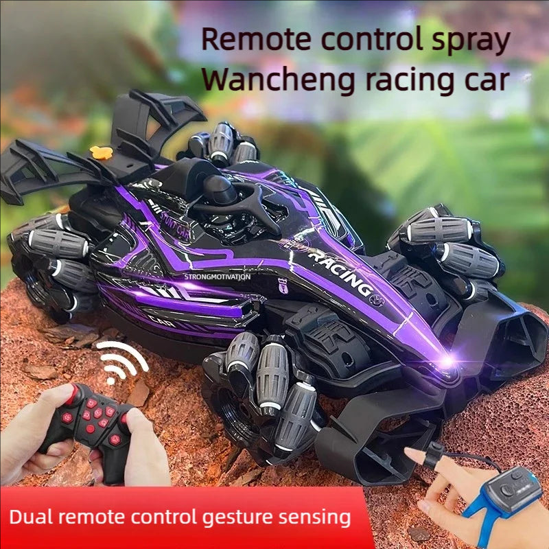 Rc Car Led Light 2.4G Radio Remote Control Cars Sports High Speed Drive Car Rc Watch Gesture F1 Formula Racing Boys Toy Supercar 4Y+