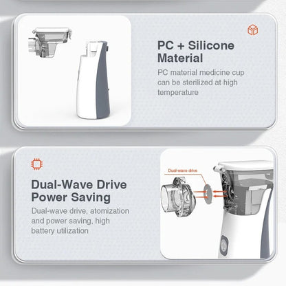 Portable Mesh Nebulizer – Handheld Breathing Relief