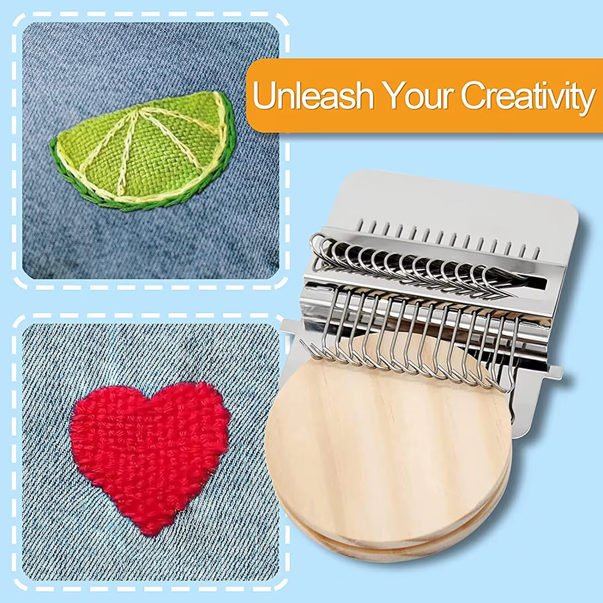 Mini Darning Loom Machine - Loomexpress 8746034757966-1